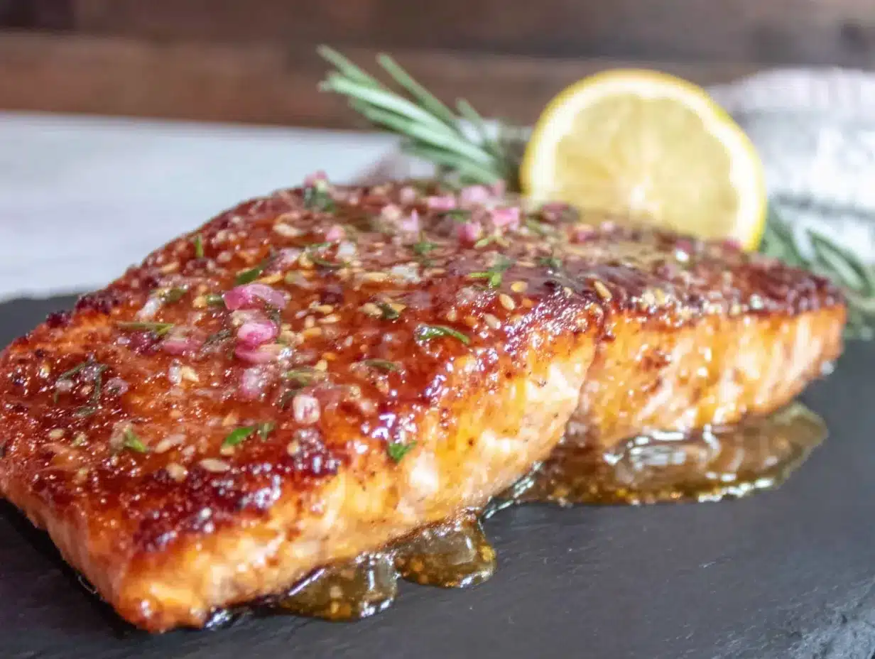 baked salmon with lemon garlic butter preparation steps