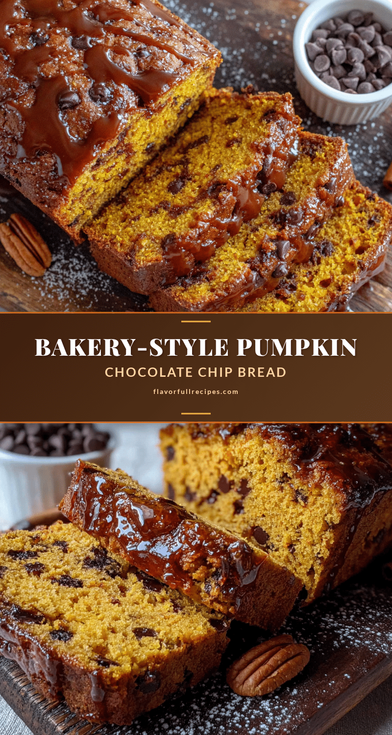bakery-style chocolate chip pumpkin bread recipe