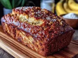 banana bread no mixer - featured image