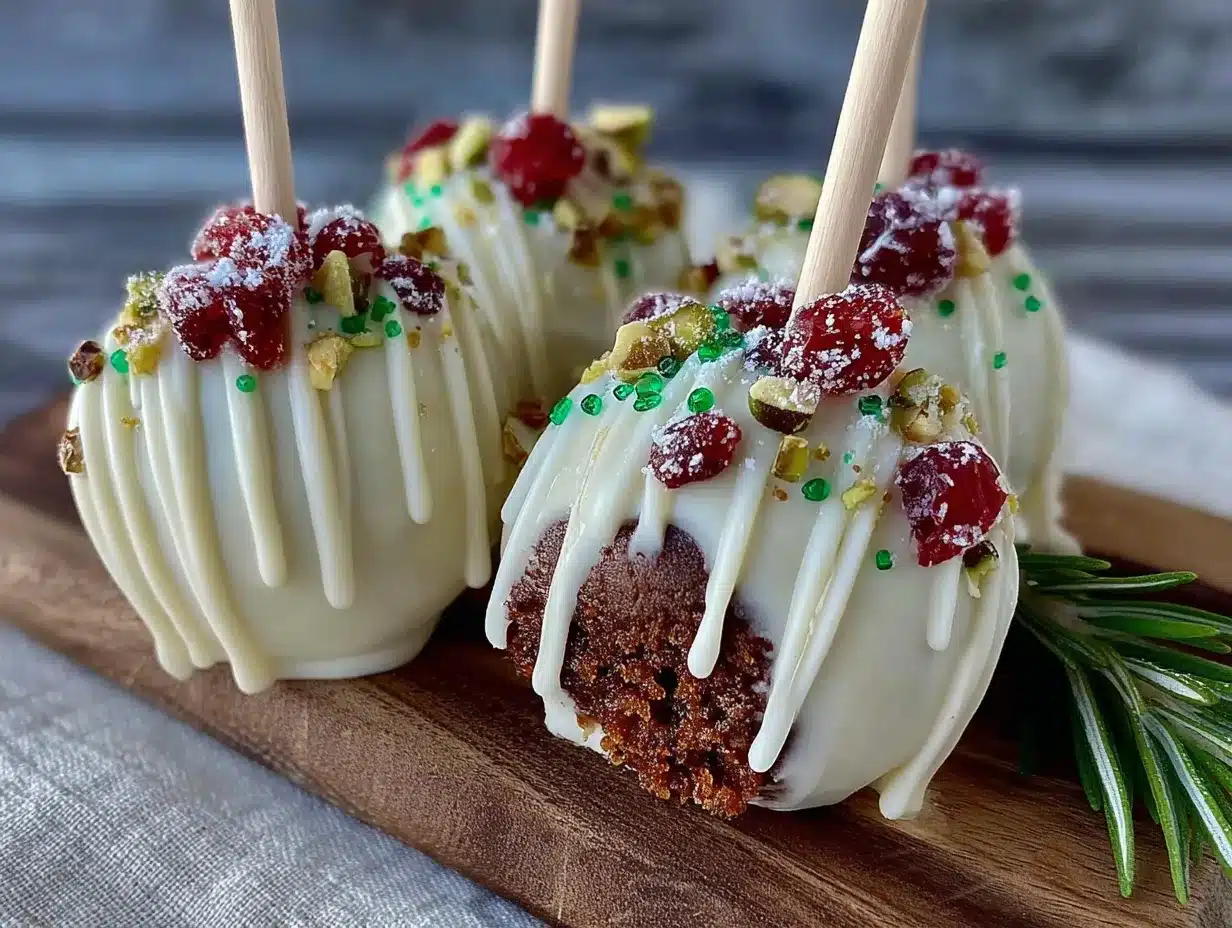 best easy christmas cake pops preparation steps