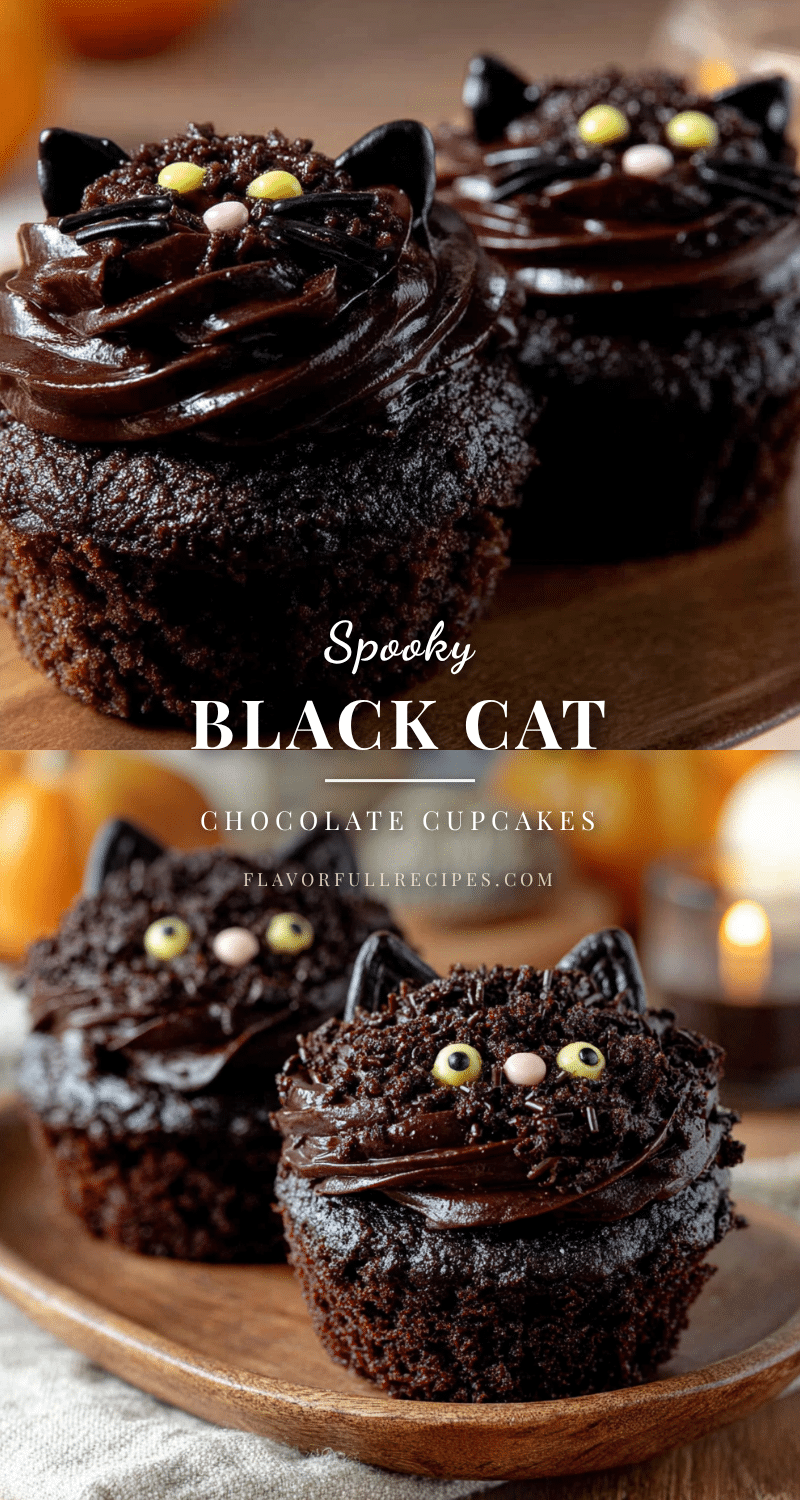 black cat cupcakes recipe