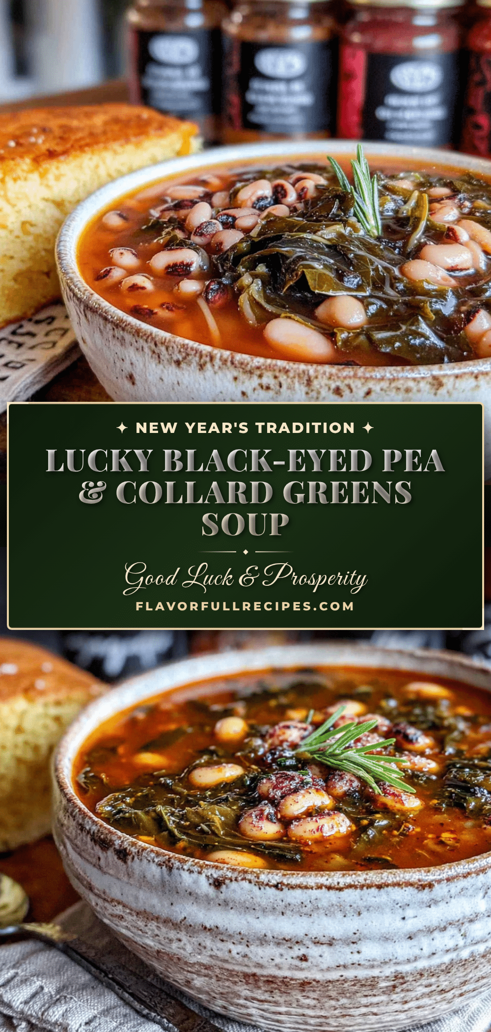 black-eyed pea and collard greens soup recipe
