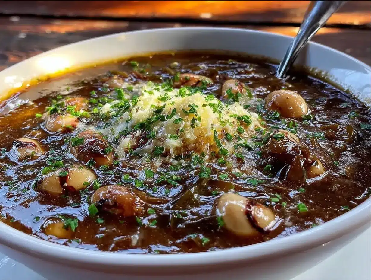 black-eyed pea soup preparation steps