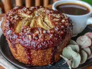 brown butter pumpkin banana muffins - featured image