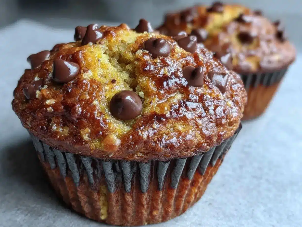 brown butter pumpkin chocolate chip muffins preparation steps
