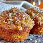 brown butter pumpkin muffins - featured image