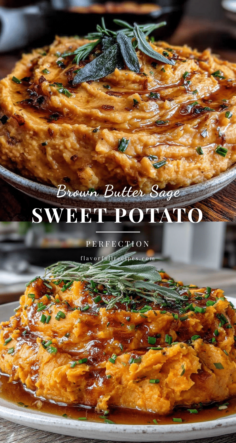 brown butter sage mashed sweet potatoes recipe