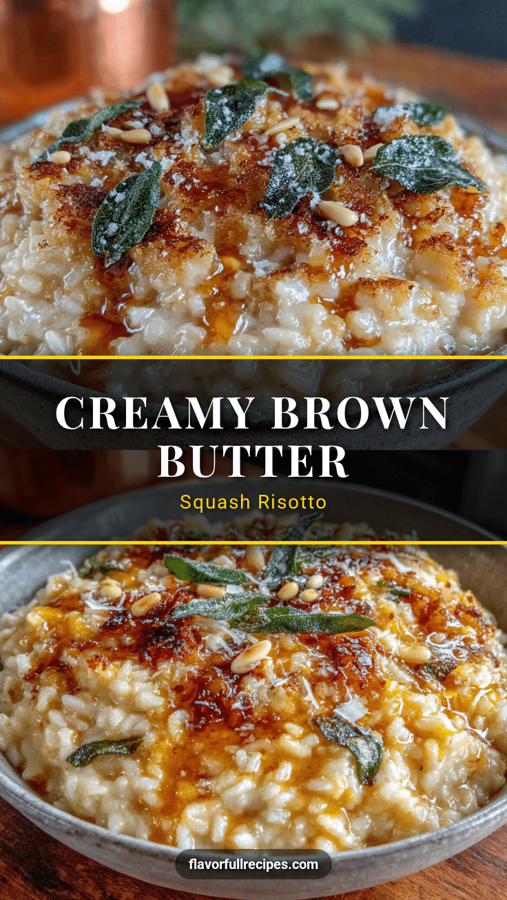brown butter squash risotto recipe