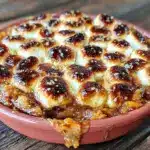 brown sugar bourbon sweet potato casserole - featured image