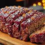 brown sugar glazed meatloaf - featured image
