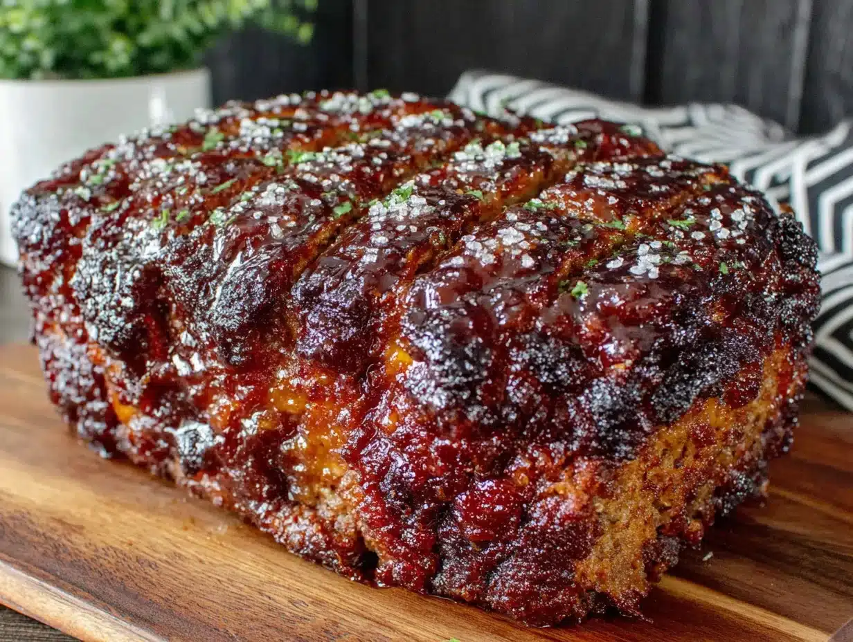 brown sugar glazed meatloaf preparation steps