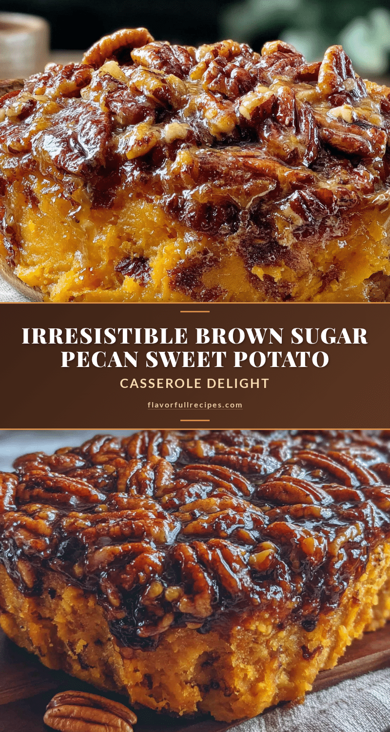 brown sugar pecan sweet potato casserole recipe
