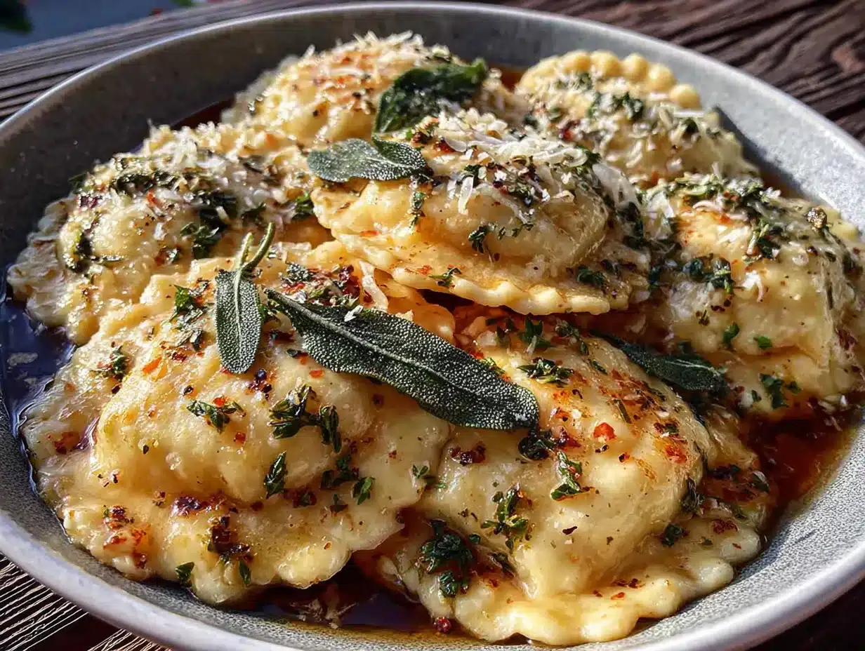 butternut squash and sage ravioli preparation steps