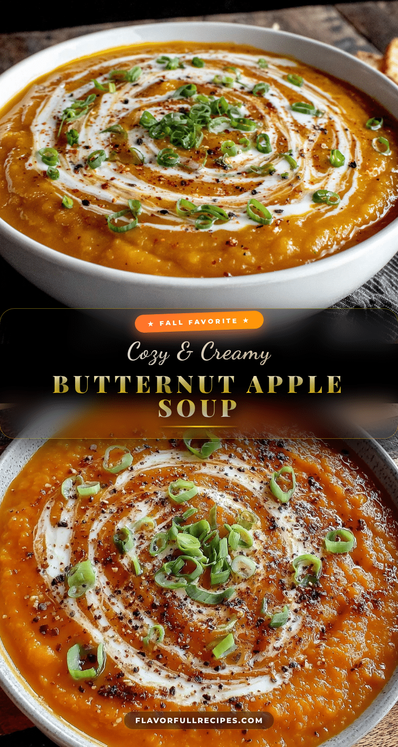 butternut squash apple soup recipe