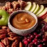 caramel apple charcuterie board - featured image