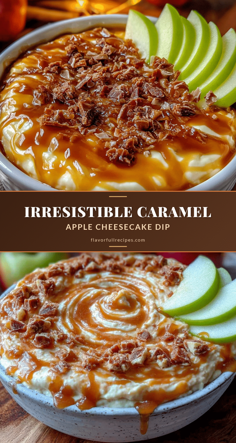 caramel apple cheesecake dip recipe