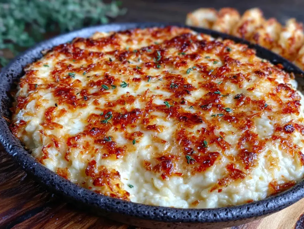 caramelized onion and apple cheese dip - featured image