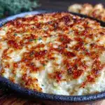 caramelized onion and apple cheese dip - featured image