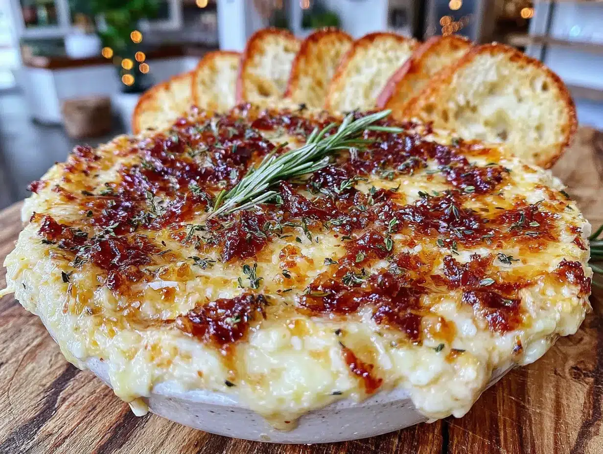 caramelized onion and apple cheese dip preparation steps