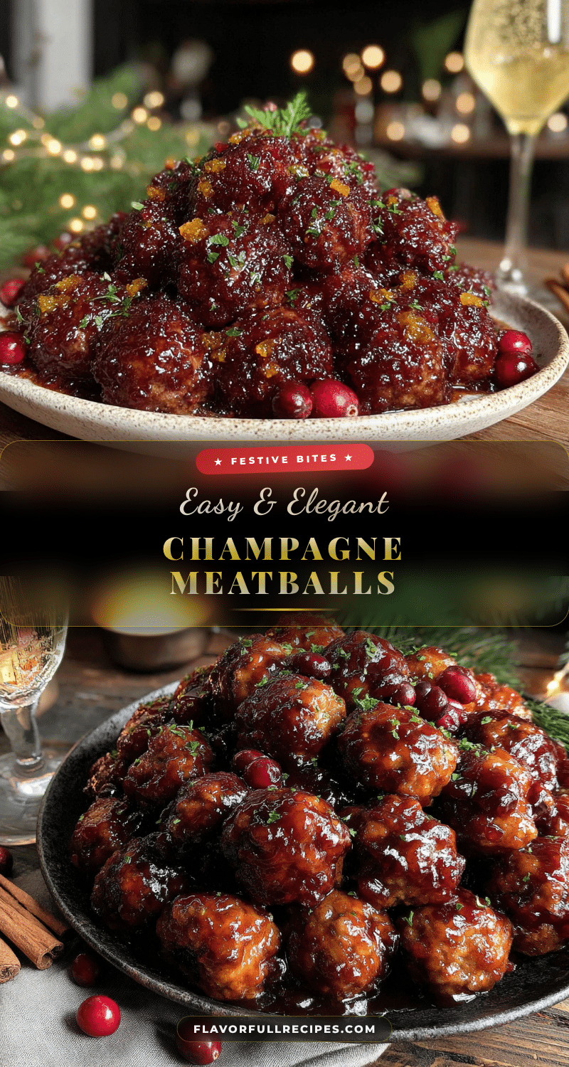 champagne cocktail meatballs recipe