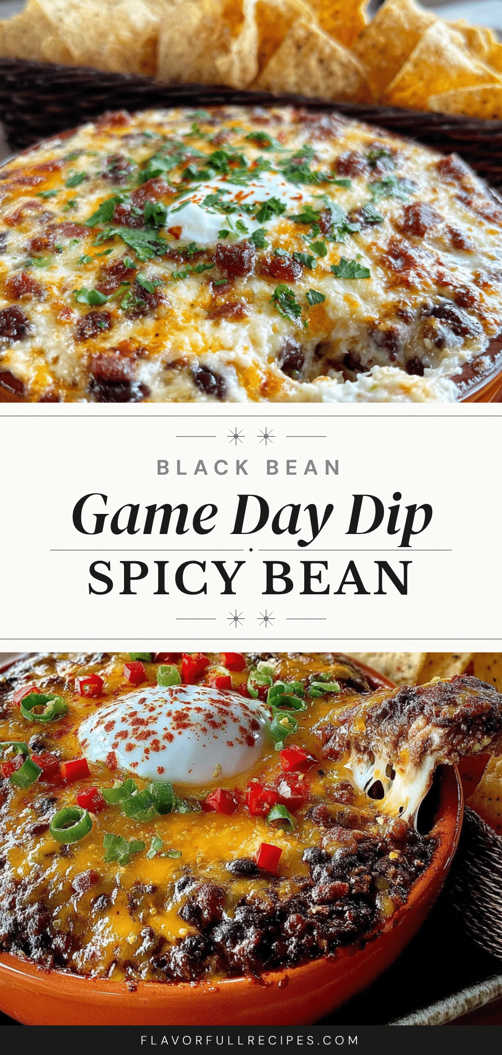 cheesy spicy black bean dip recipe