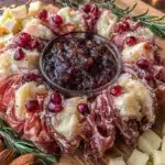 Christmas Charcuterie Wreath Board - featured image