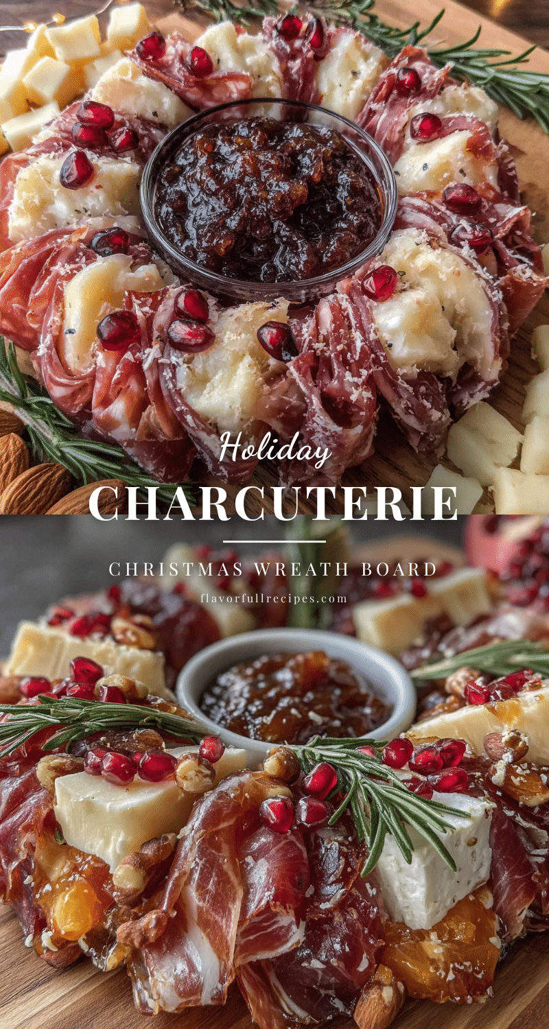 Christmas Charcuterie Wreath Board recipe