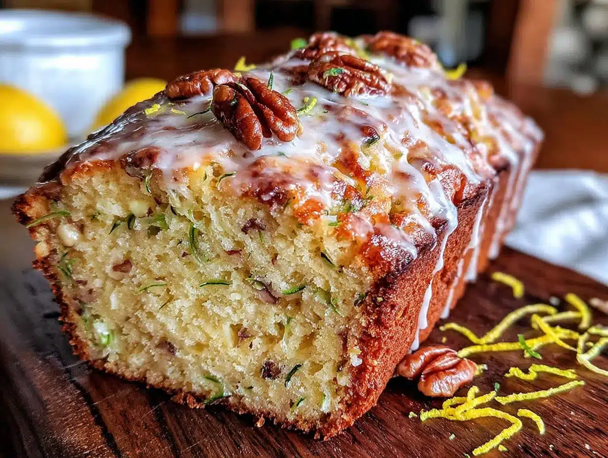 classic zucchini bread with walnuts preparation steps