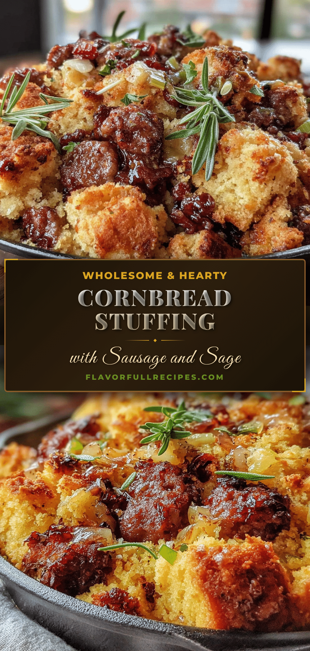 cornbread stuffing with sausage and sage recipe