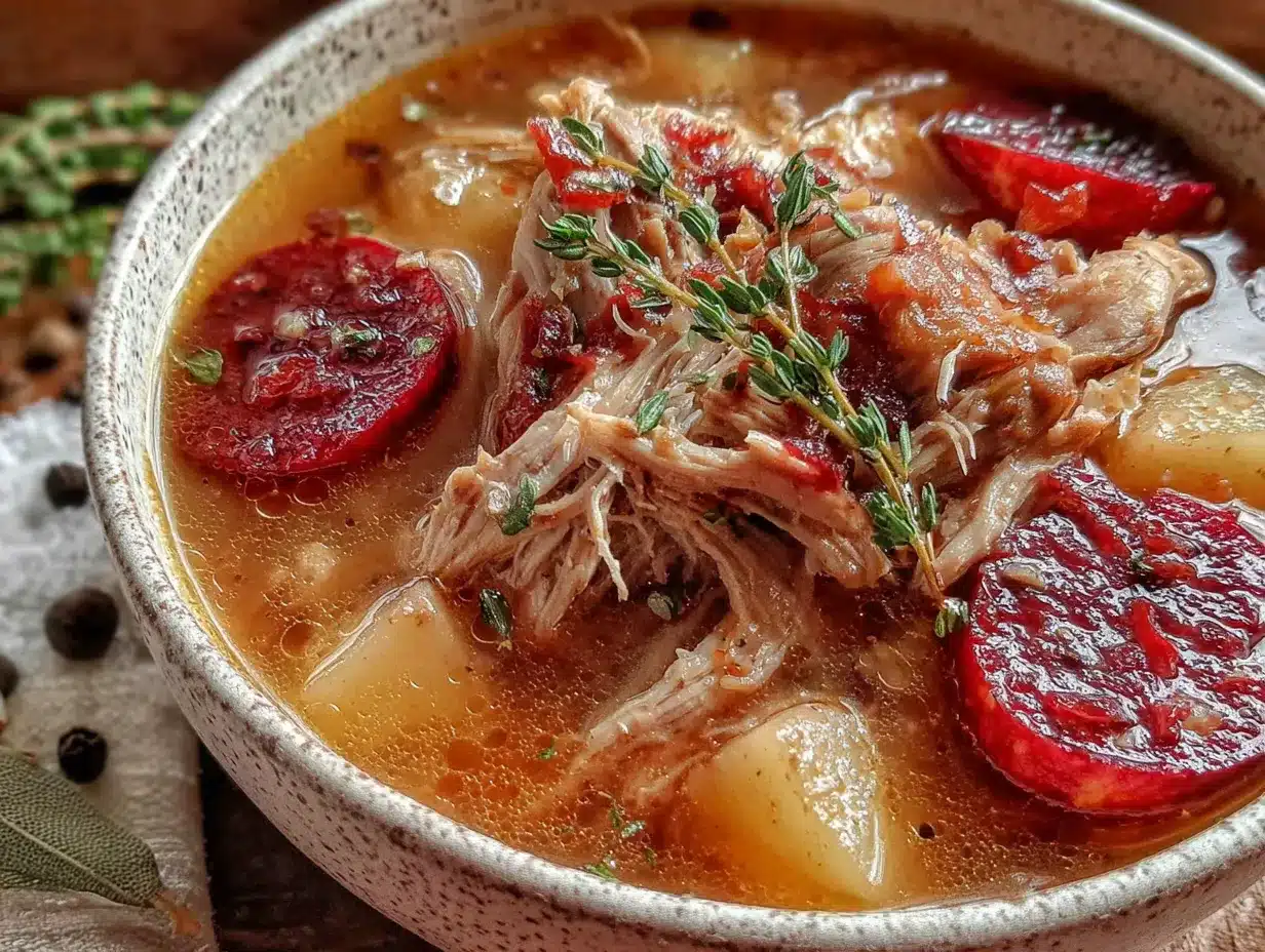 cozy crockpot chicken and apple cider stew preparation steps