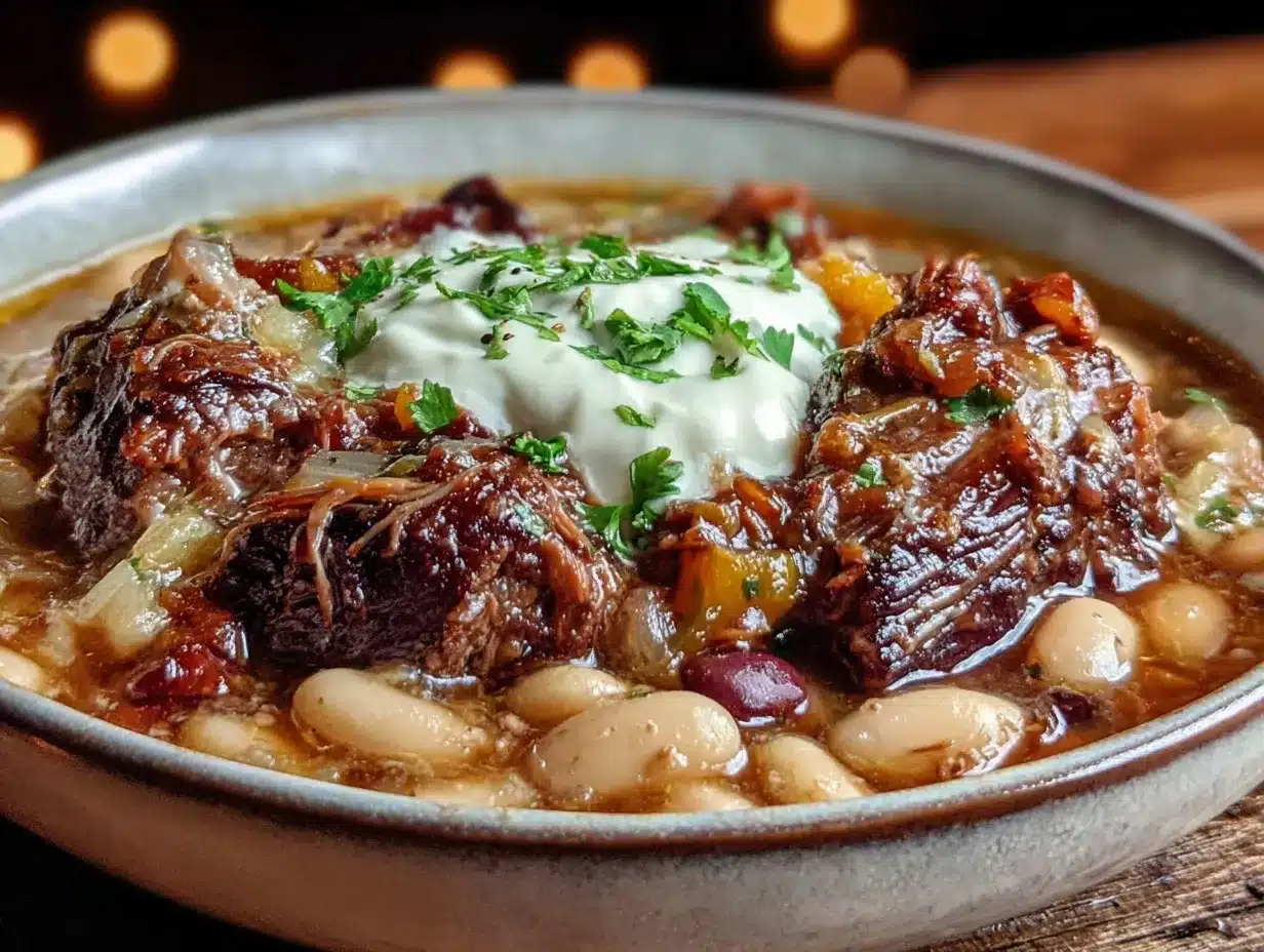 cozy one-pot turkey and white bean chili preparation steps