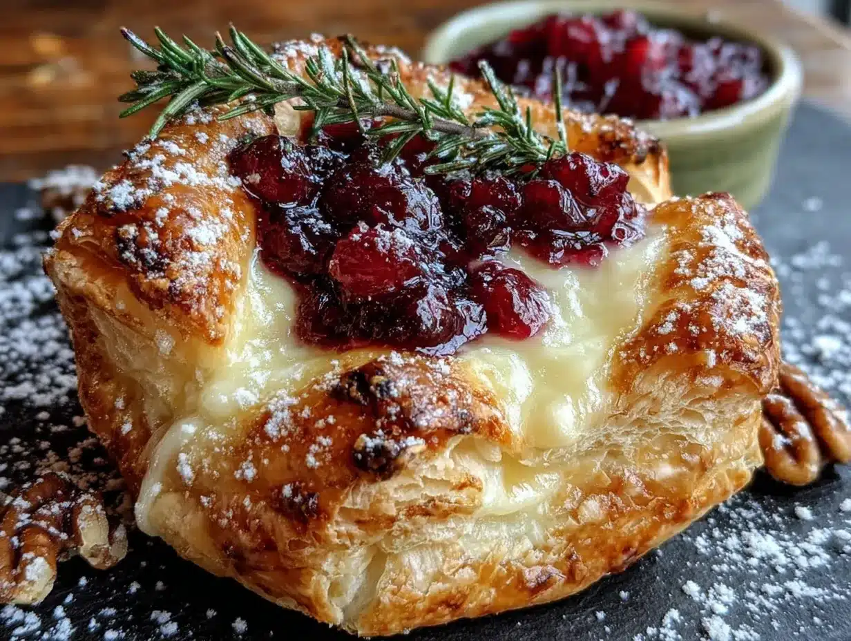 cranberry brie bites preparation steps