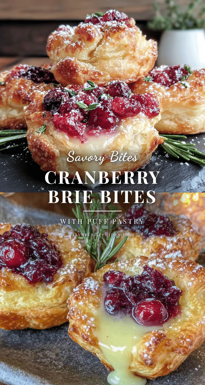 cranberry brie bites recipe