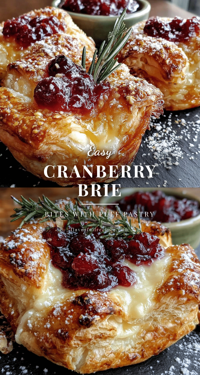 cranberry brie bites recipe