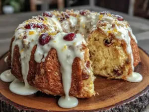 cranberry orange bundt cake - featured image