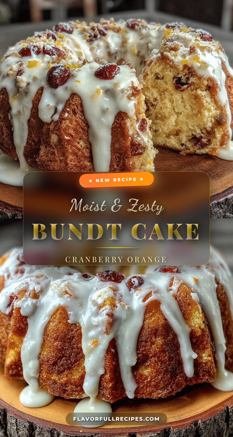 cranberry orange bundt cake recipe