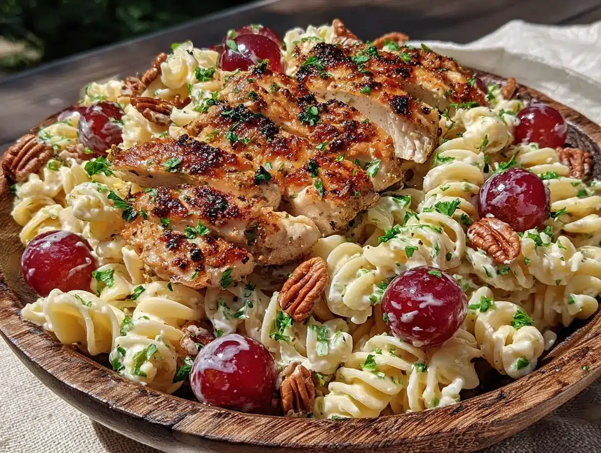 creamy chicken pasta salad preparation steps