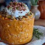 creamy high-protein pumpkin overnight oats - featured image