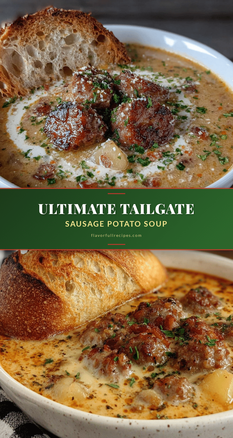 creamy sausage and potato soup recipe