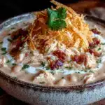 creamy white chicken chili - featured image