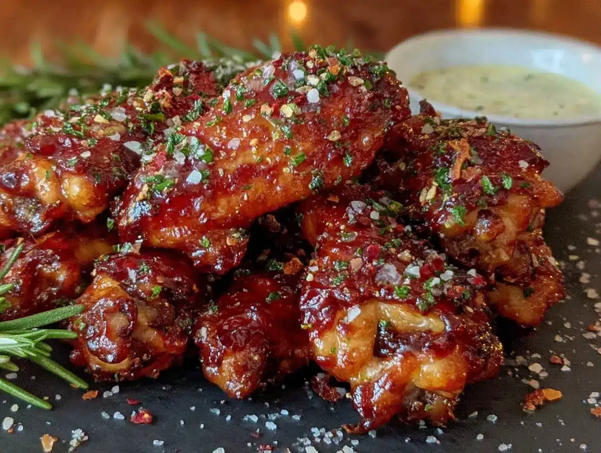 crispy healthy baked chicken wings preparation steps