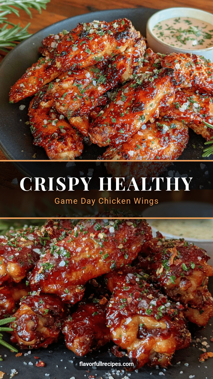 crispy healthy baked chicken wings recipe