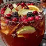 crockpot apple cider sangria - featured image