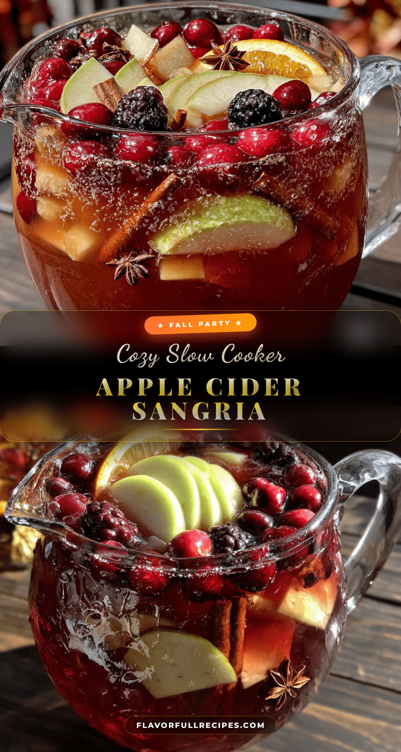 crockpot apple cider sangria recipe