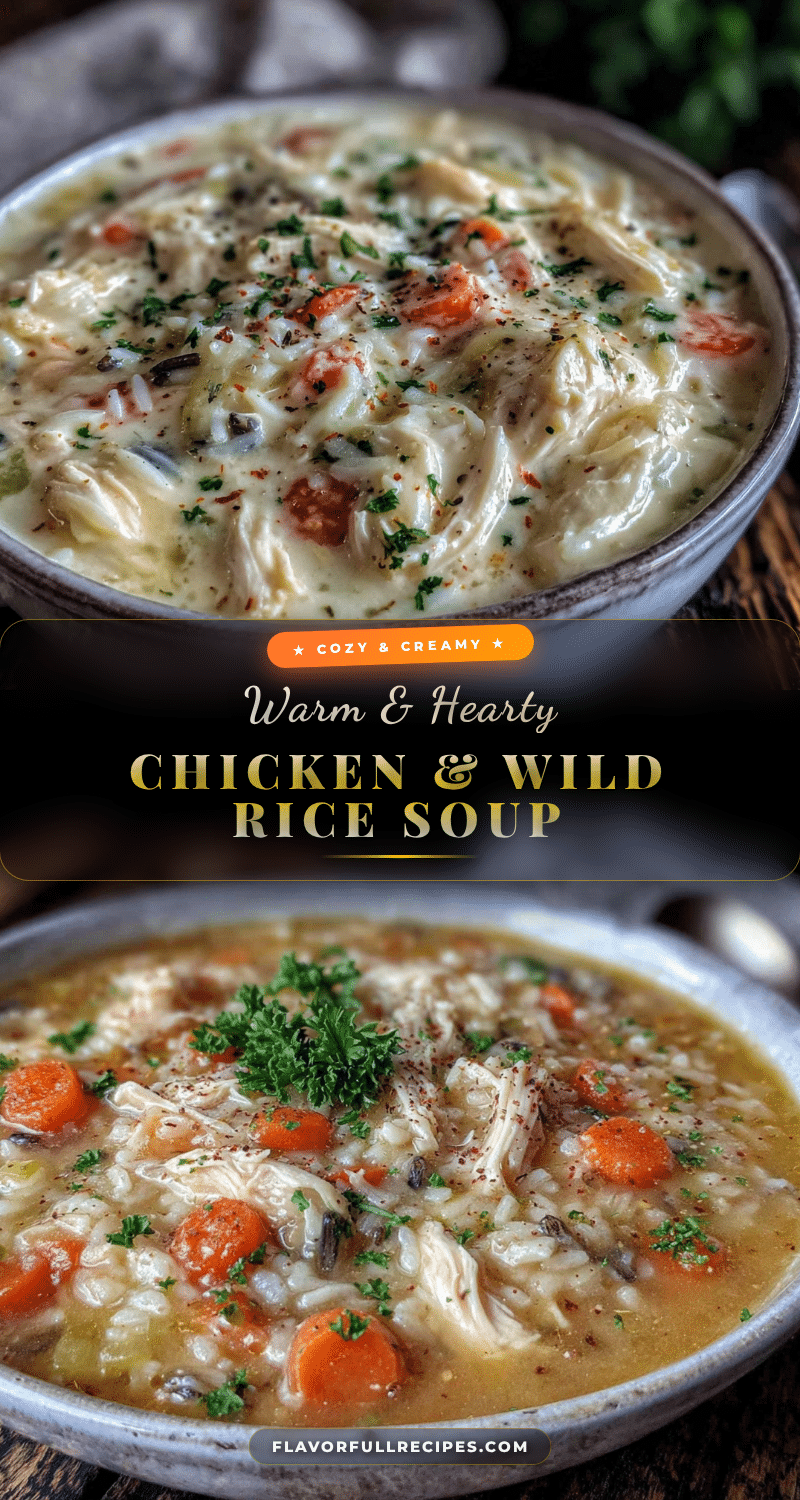 crockpot chicken and wild rice soup recipe