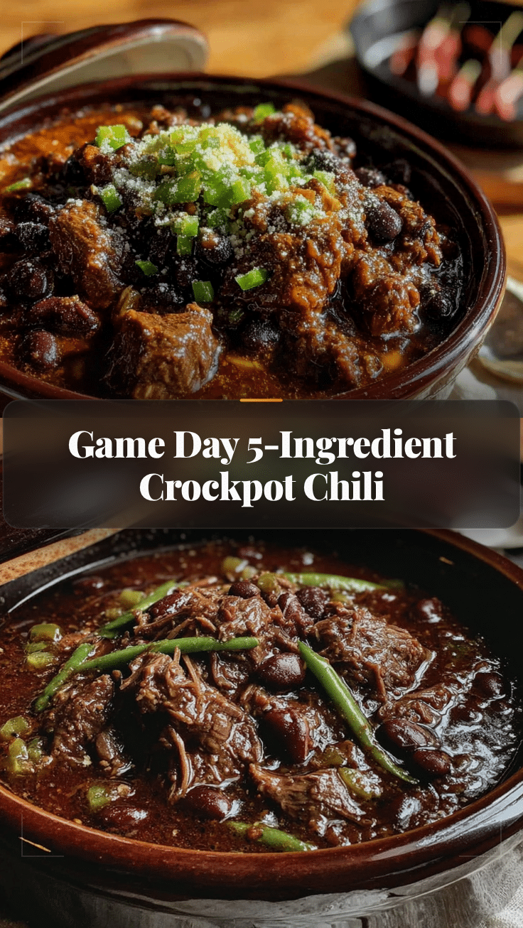 crockpot football chili recipe