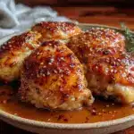 crockpot honey garlic chicken thighs - featured image