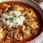 crockpot lasagna soup - featured image