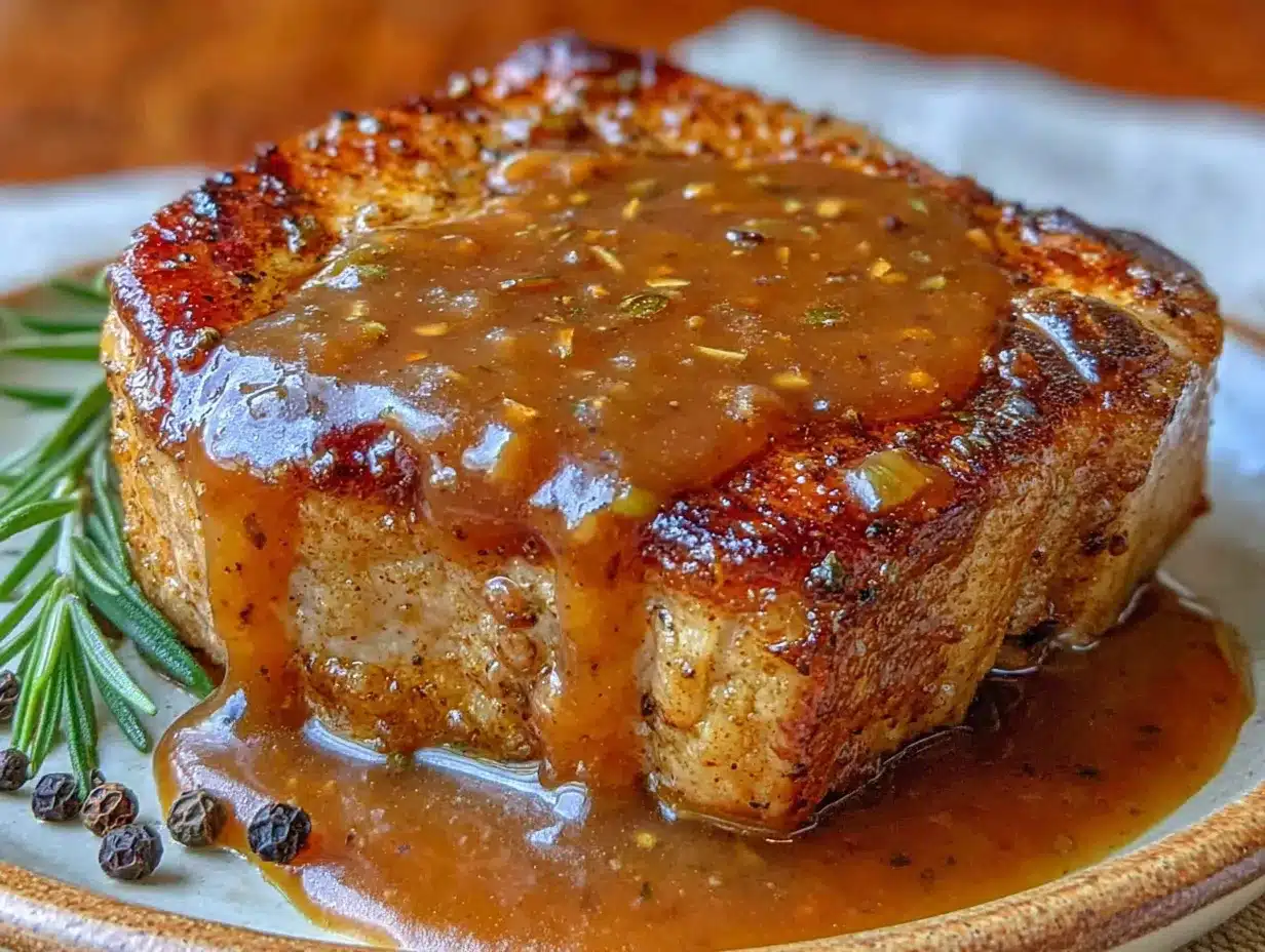 crockpot pork chops with gravy preparation steps