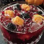 easy halloween punch with sherbet float - featured image